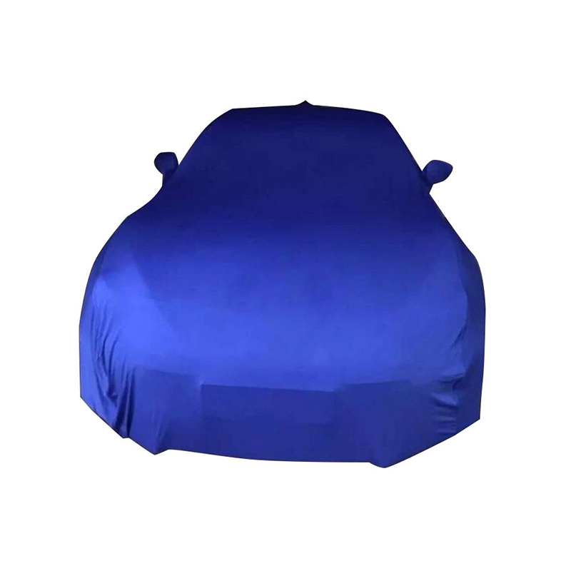 Funda completa para coche de tela elástica ligera para todo tipo de clima, color azul