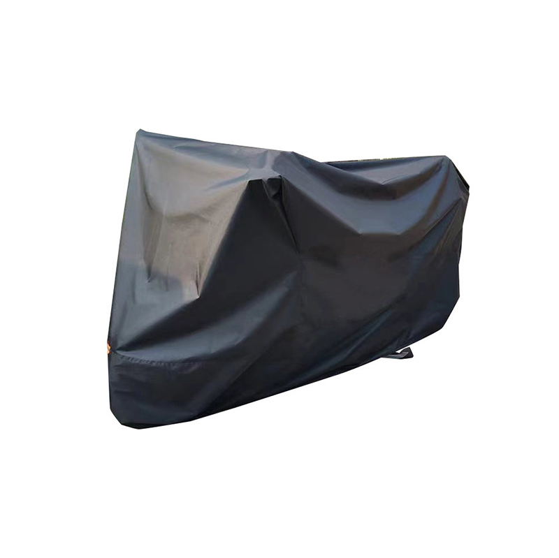 Cubierta de tienda para motocicleta de tela Oxford impermeable negra